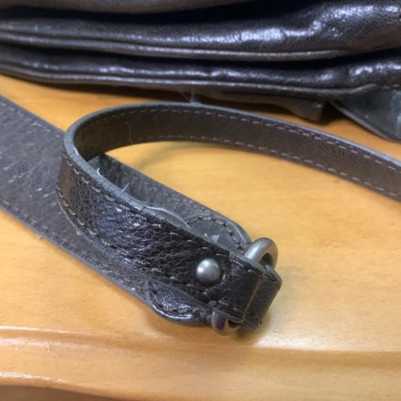 Rebecca Minkoff Brown Leather Quilted Studded Crossbody Messenger Bag VGUC - Picture 15 of 17